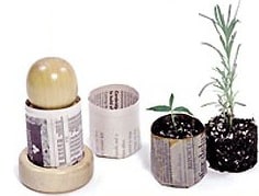 Newspaper Starter Pots for Seedlings