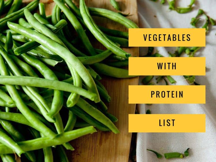 vegetables-with-protein-list