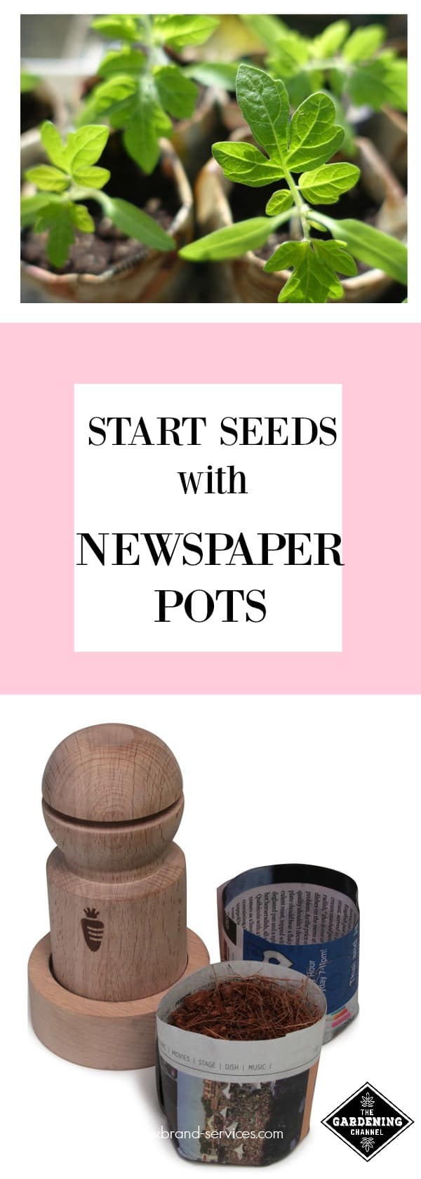 How to Make Sturdy Recycled Newspaper Pots Gardening Channel